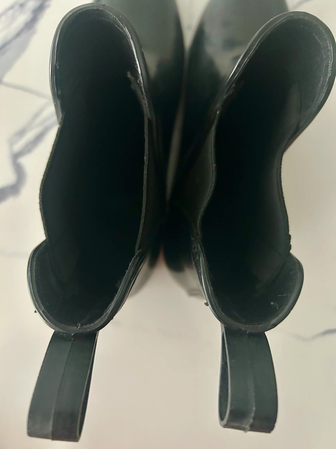 Black Ankle Rain Boots (Women’s Size 9) - photo 5