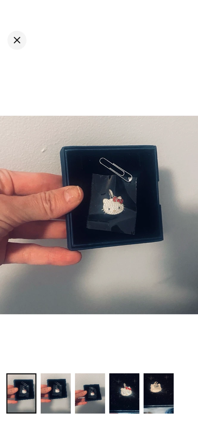 Stainless steel hello kitty pendant