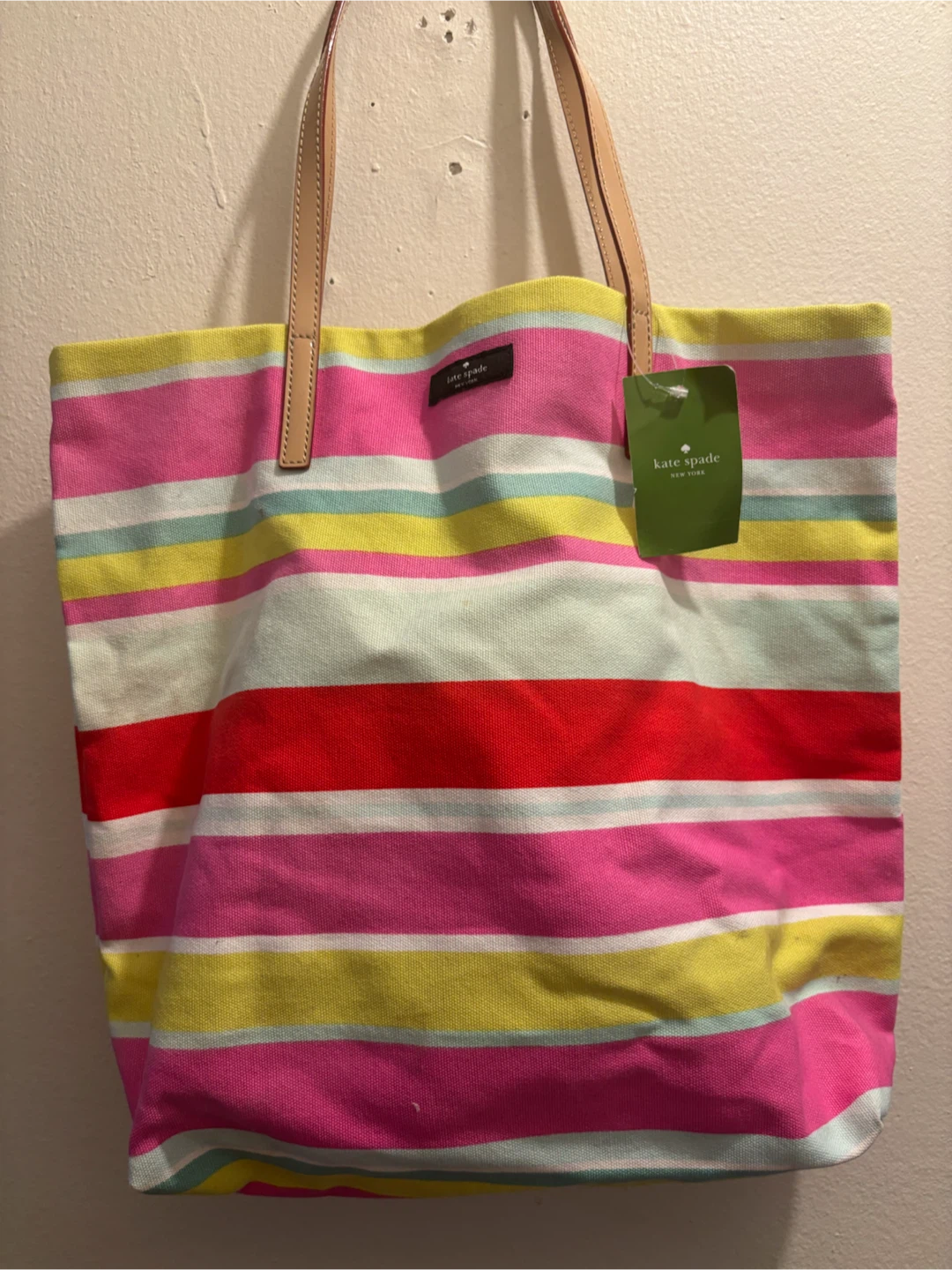NEW-Kate Spade Striped Tote Bag