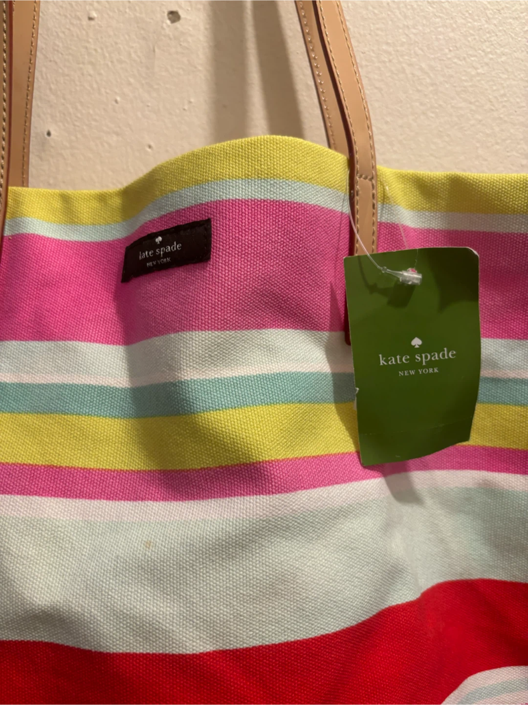 NEW-Kate Spade Striped Tote Bag - photo 2