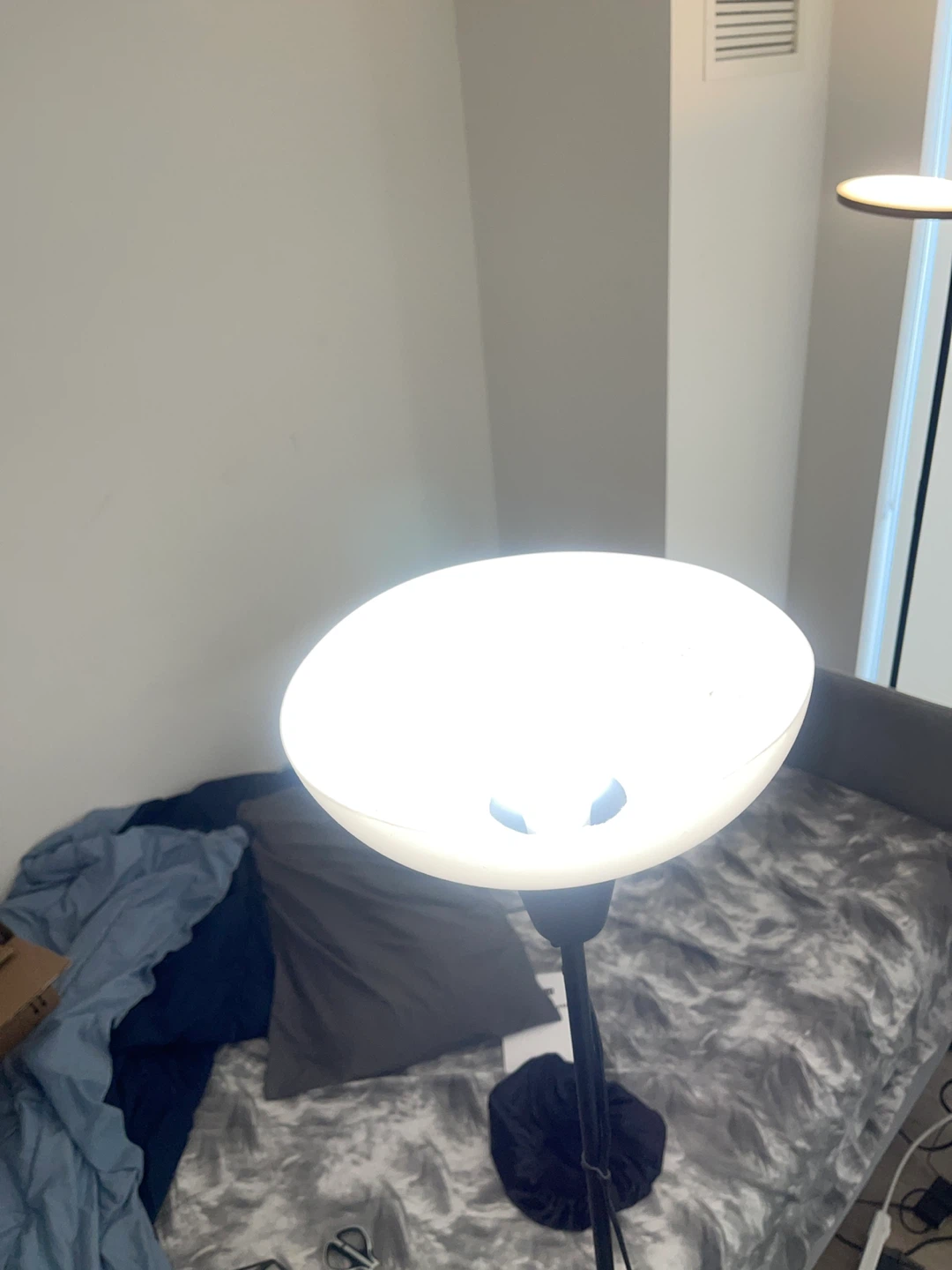 Floor / Bedroom Lamp with White Shade - photo 2