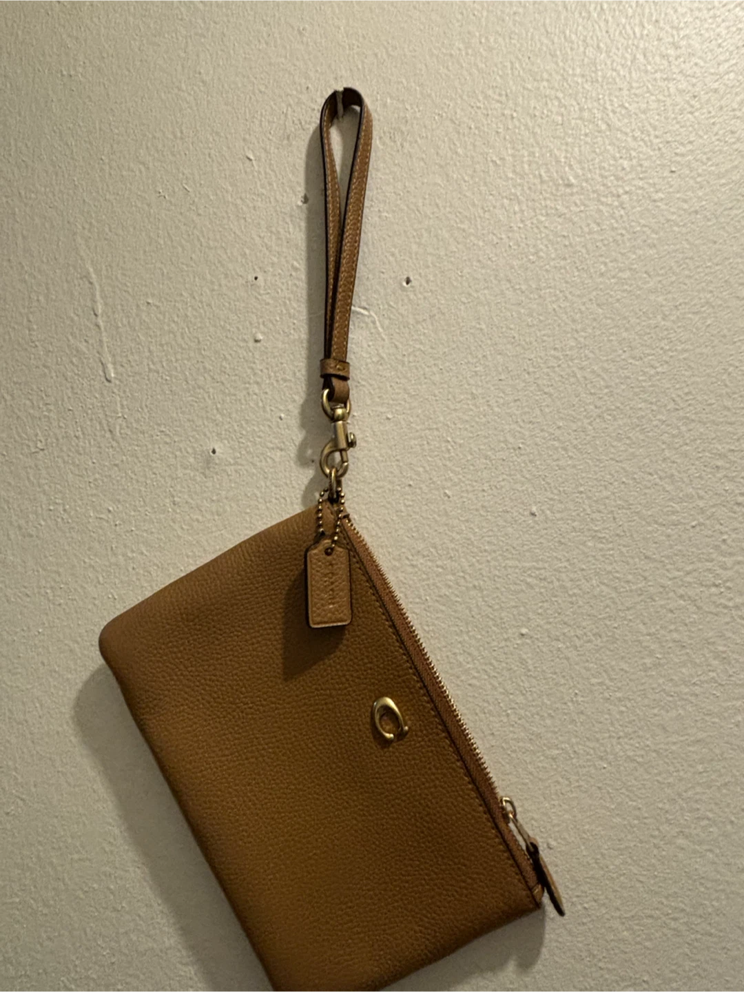 Coach Brown Leather Wristlet Pouch - photo 2
