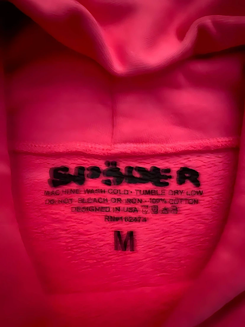Pink spider hoodie - photo 3