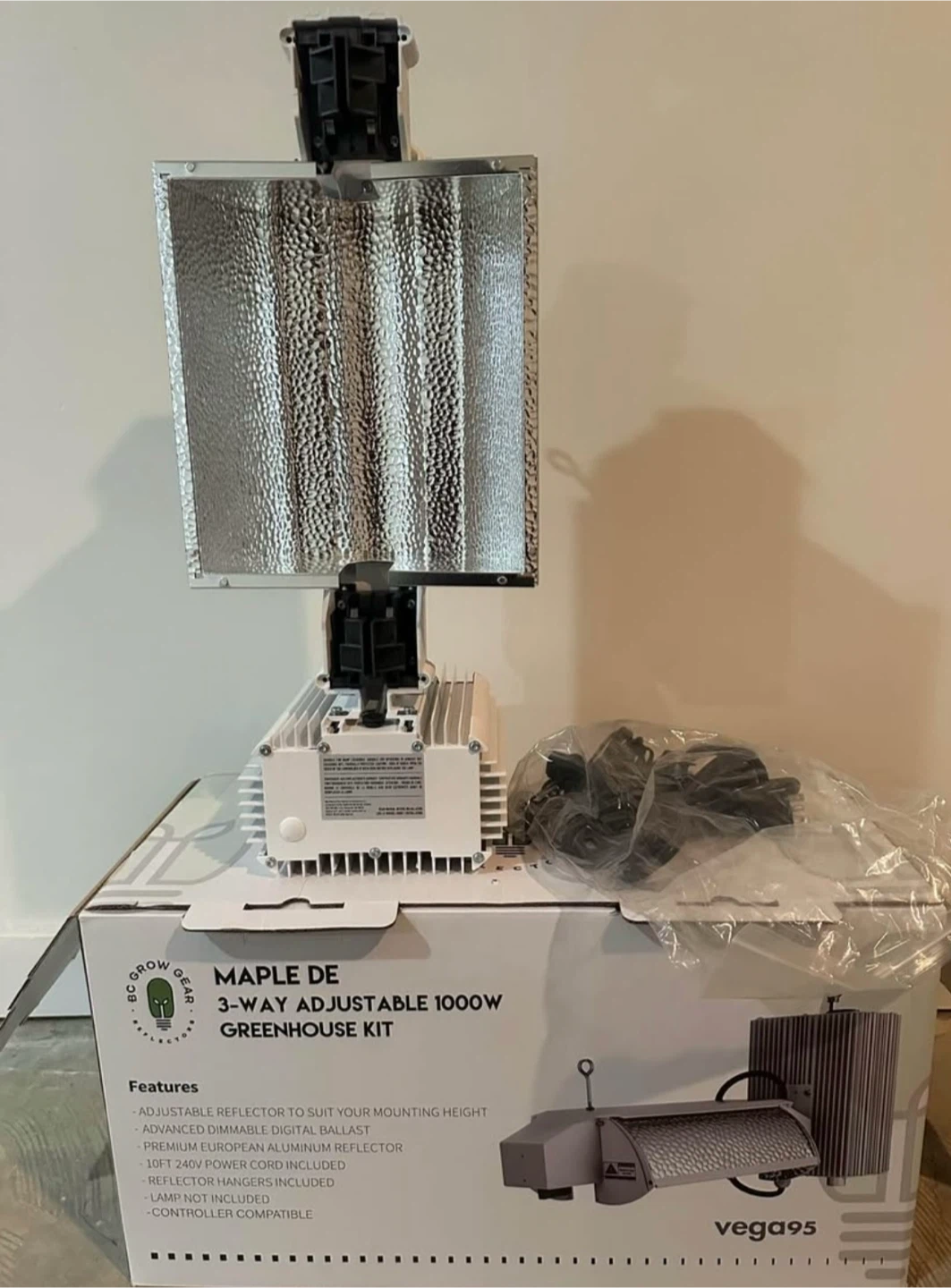 BC Grow Gear Maple DE 1000W Greenhouse Kit