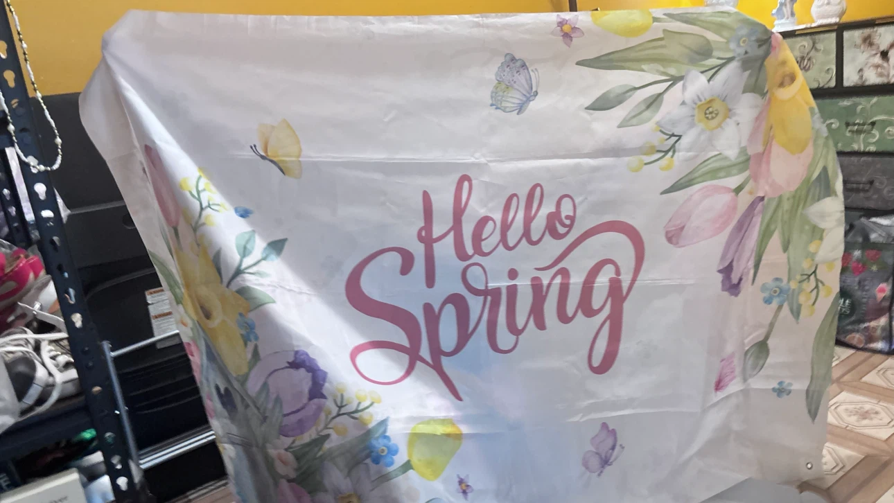 ⚽ Hello Spring Garden Flag - photo 2