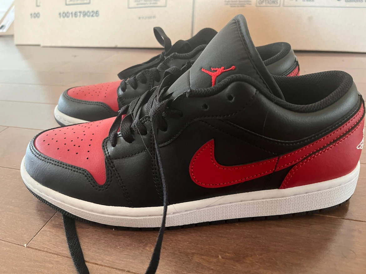 Air Jordan 1 Low (Black/red)