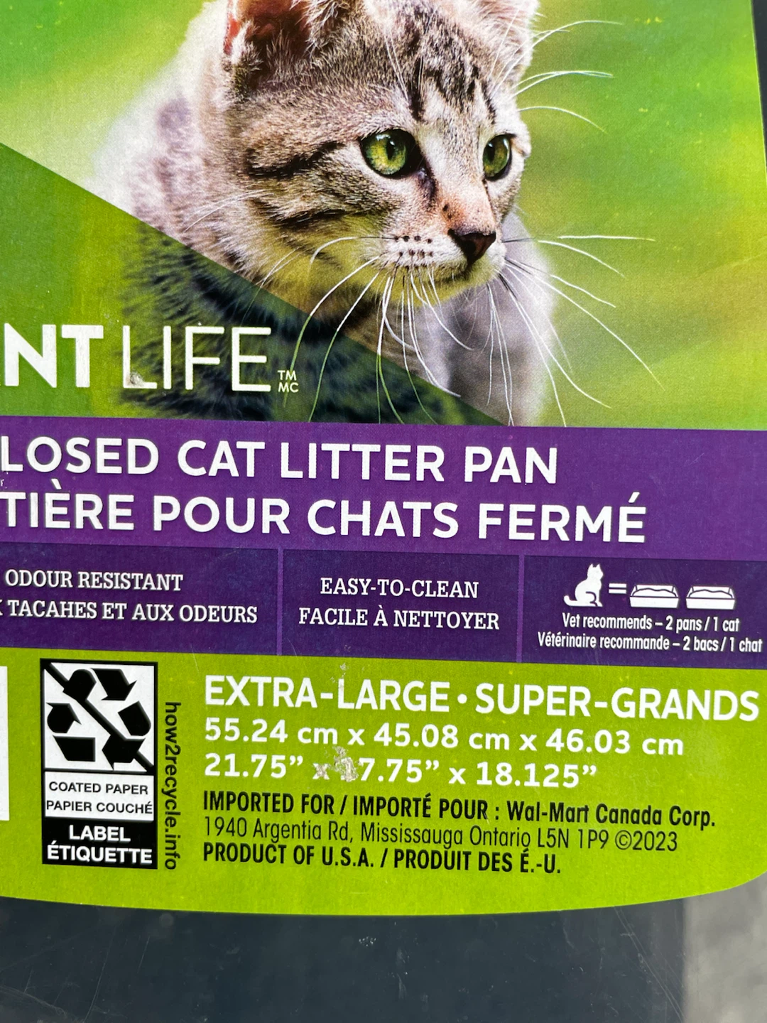 Cat/Kitten XL Hooded Litterbox & Supplies Lot - photo 2