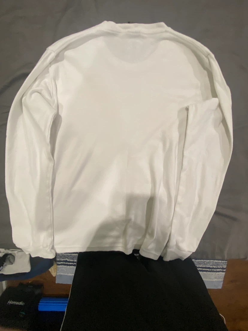 OVO Owl Long Sleeve Shirt - White - Small - photo 3
