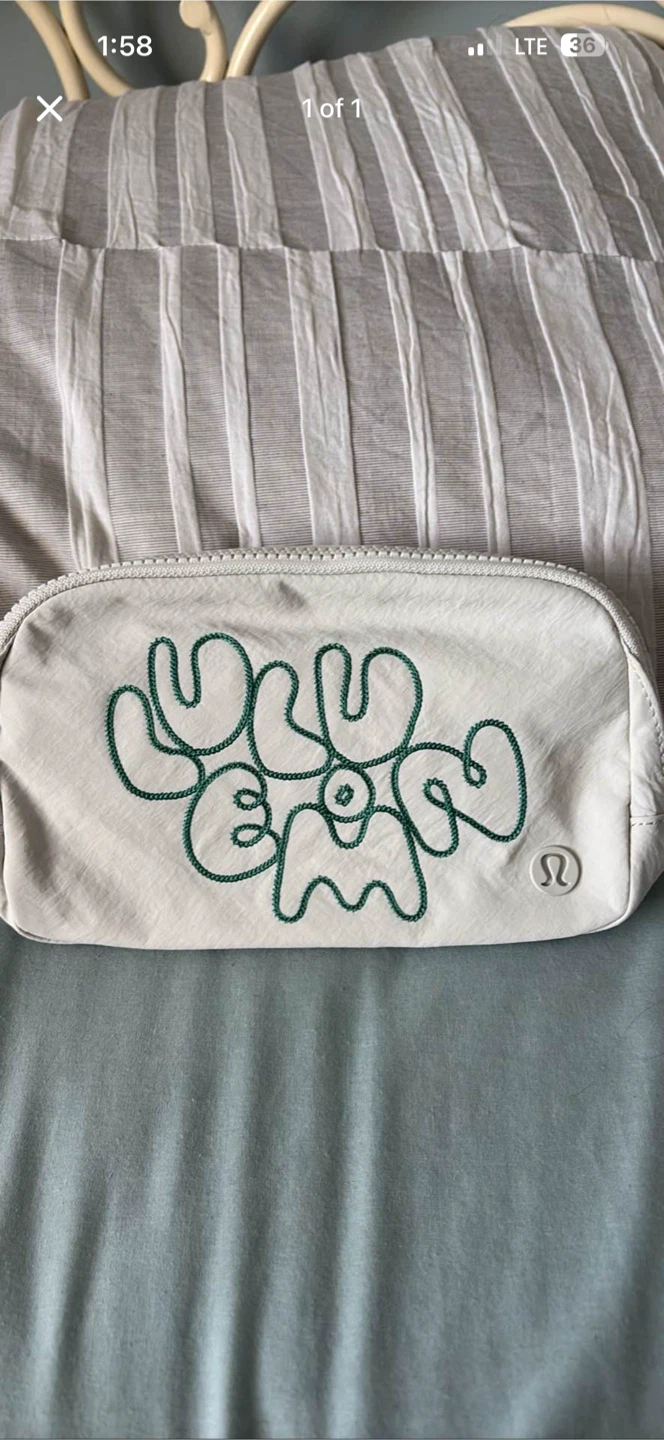 Lululemon belt bag 1L bone Cascadia