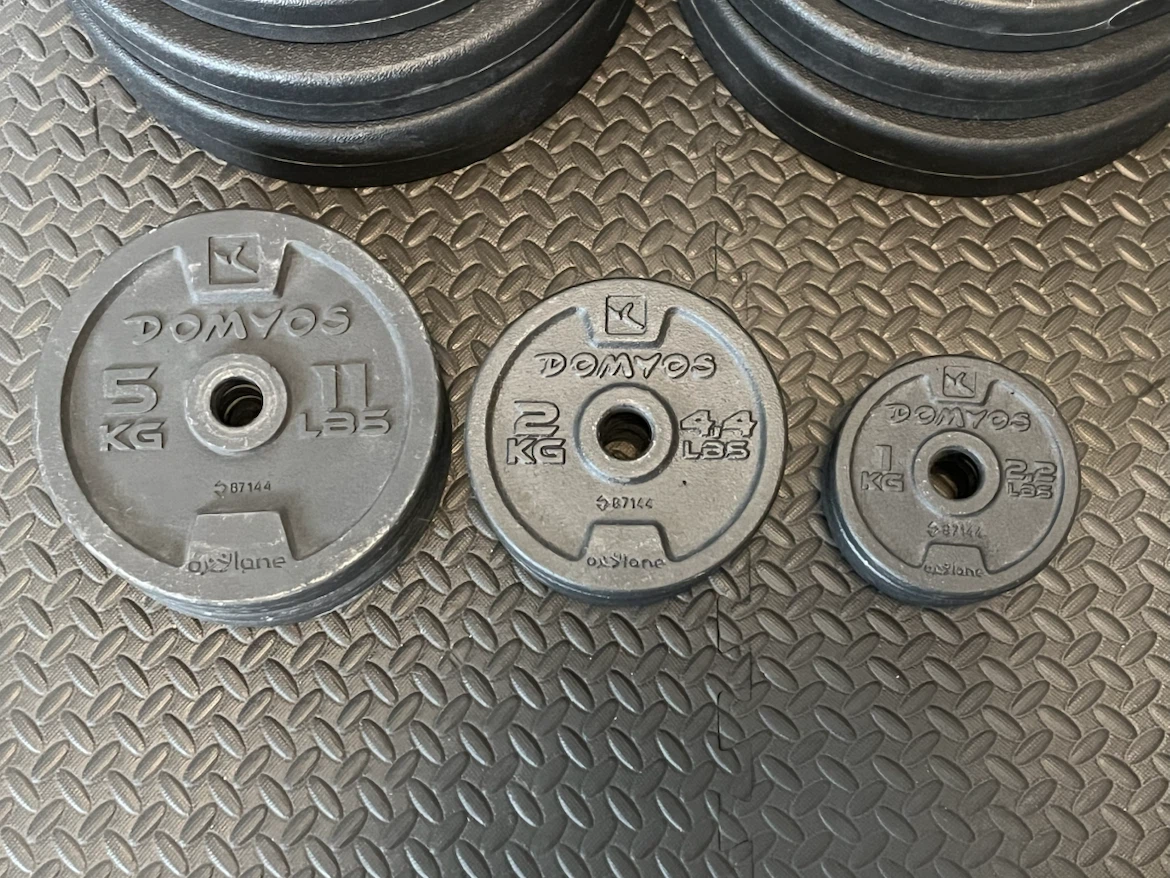 Set of Standard Weight Plates (1-inch)