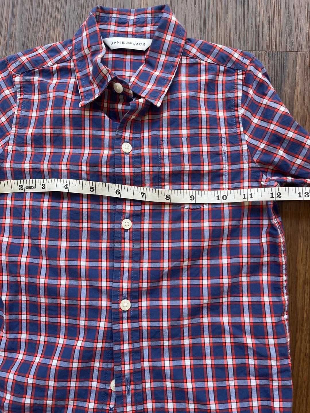 Janie and Jack Plaid Button-Up Shirt - photo 4