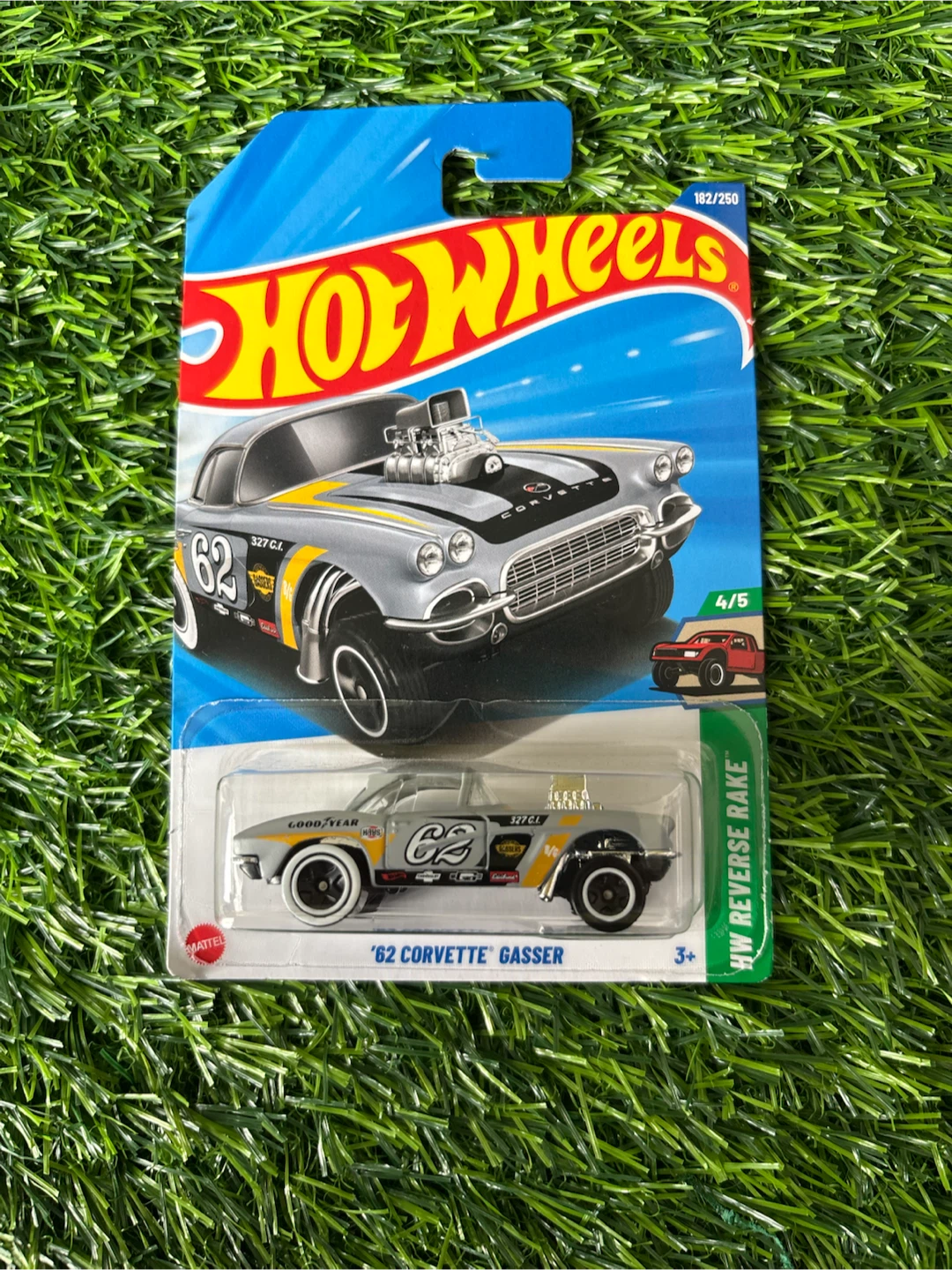 Hot Wheels '62 Corvette Gasser HW Reverse Rake