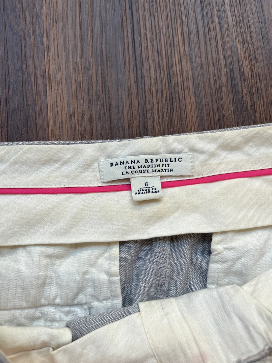 Banana Republic Linen Pants - Grey - Size 6 - photo 2