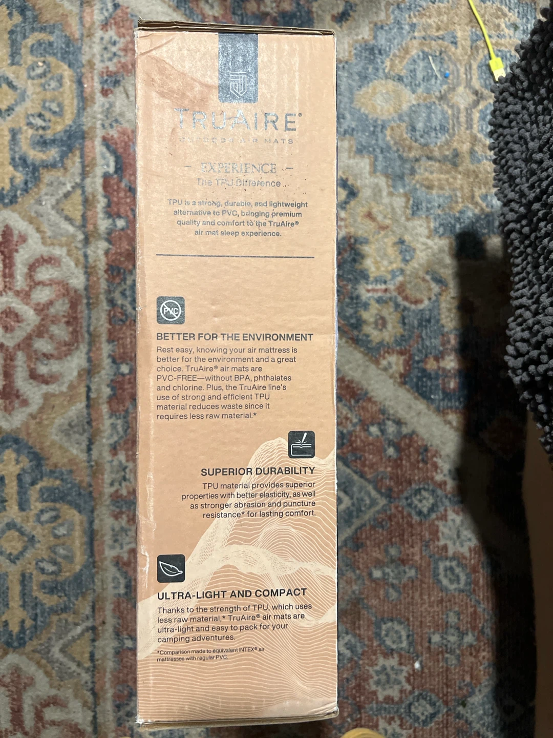TRUAIRE TPU Camping Sleeping Mat - 60in x 80in x 7in - photo 3