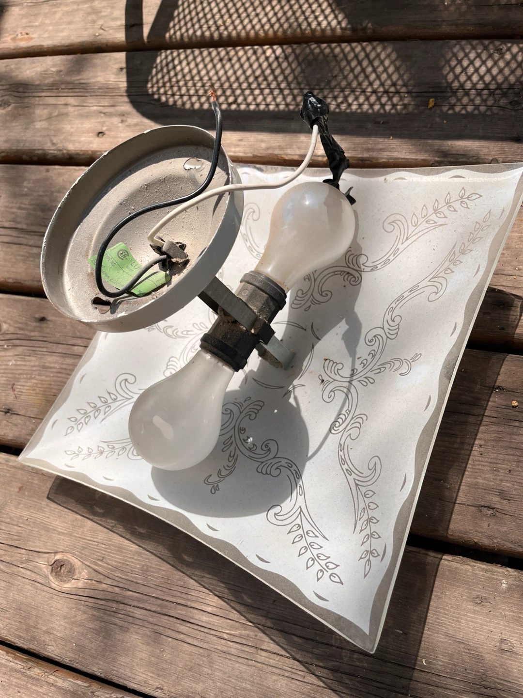 Vintage Ceiling Light Fixture - photo 2
