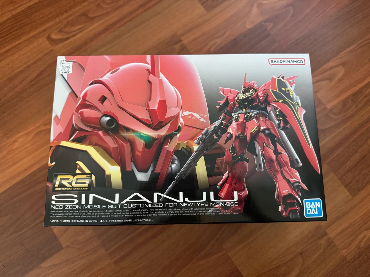 RG 22 Sinanju Neo Zeon Mobile Suit Model Kit