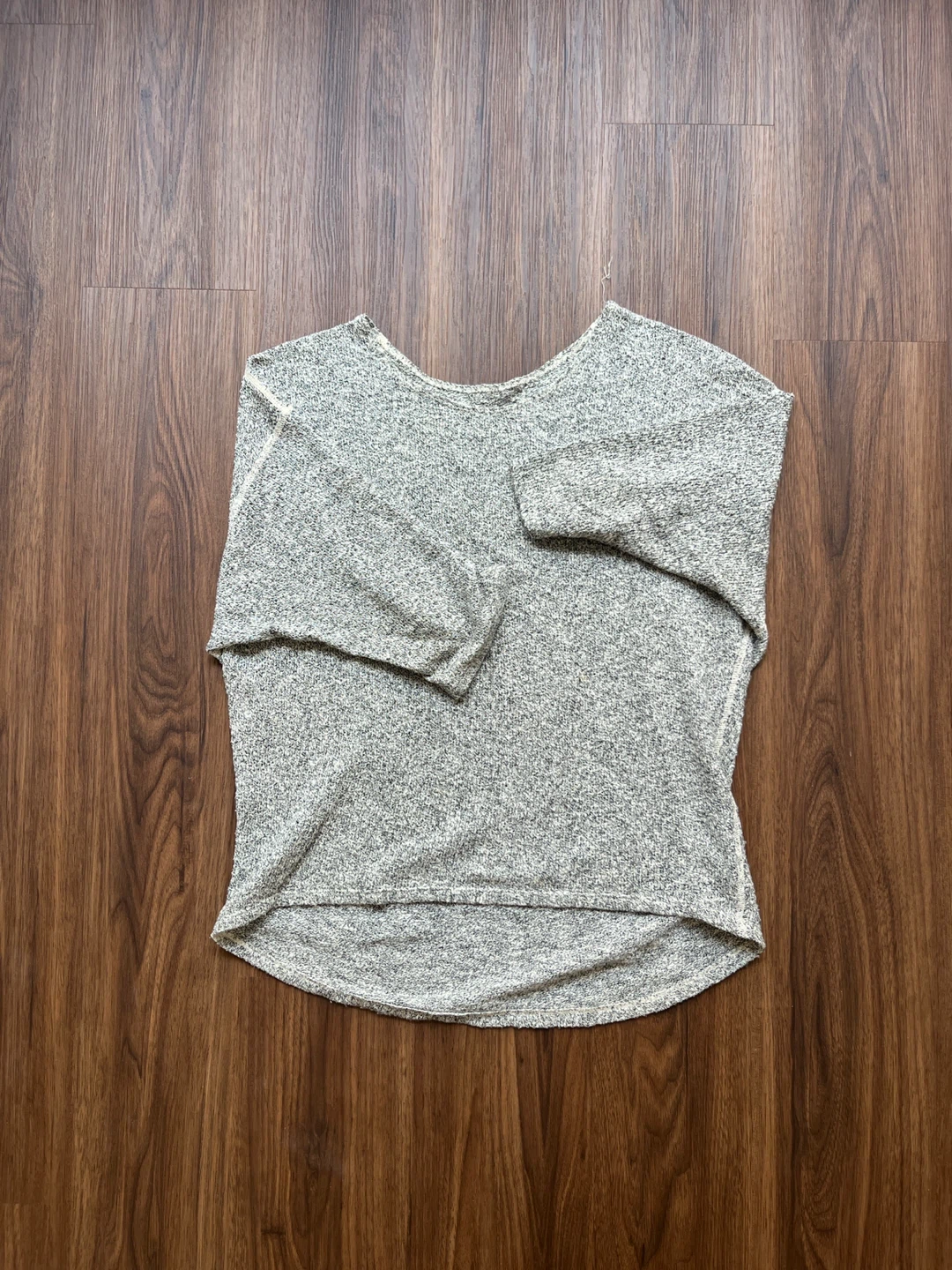 American Apparel Grey Heather Knit Sweater - One Size