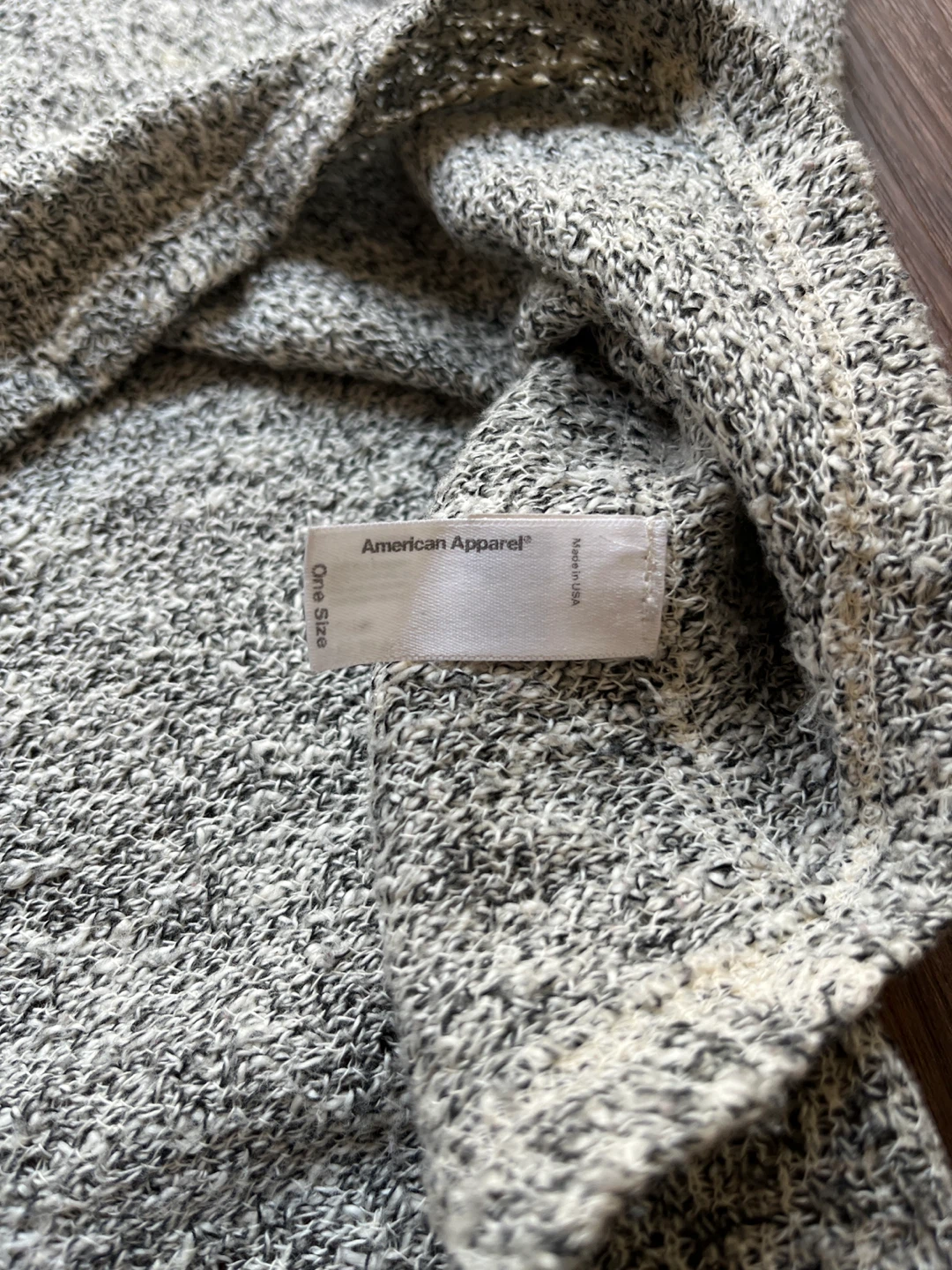 American Apparel Grey Heather Knit Sweater - One Size - photo 2