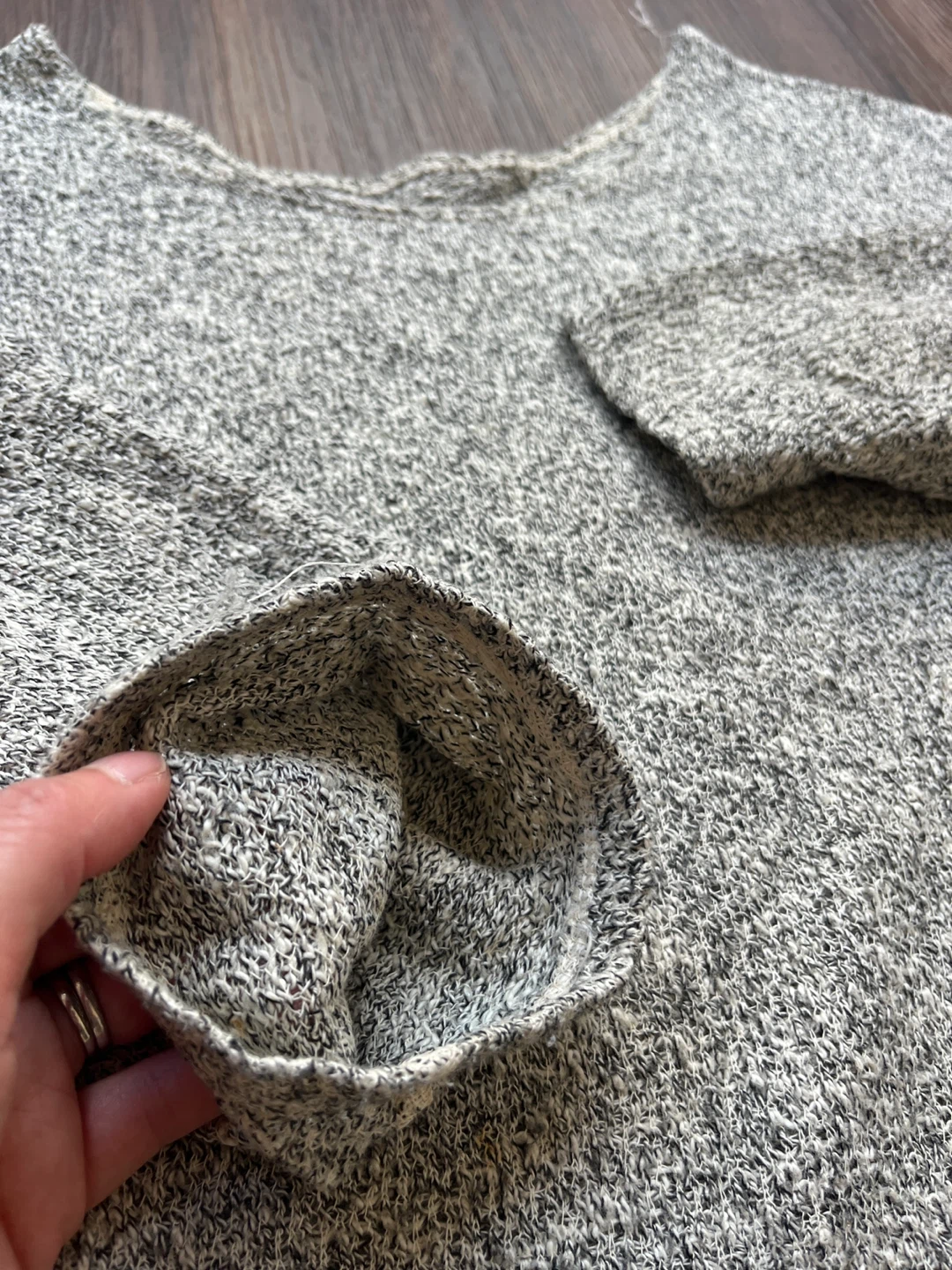 American Apparel Grey Heather Knit Sweater - One Size - photo 5