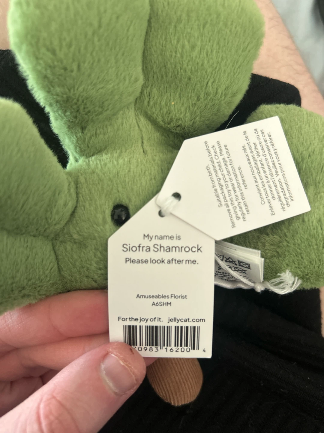 Jellycat Siofra Shamrock Plush (only sat on a shelf, brand new.) - photo 2