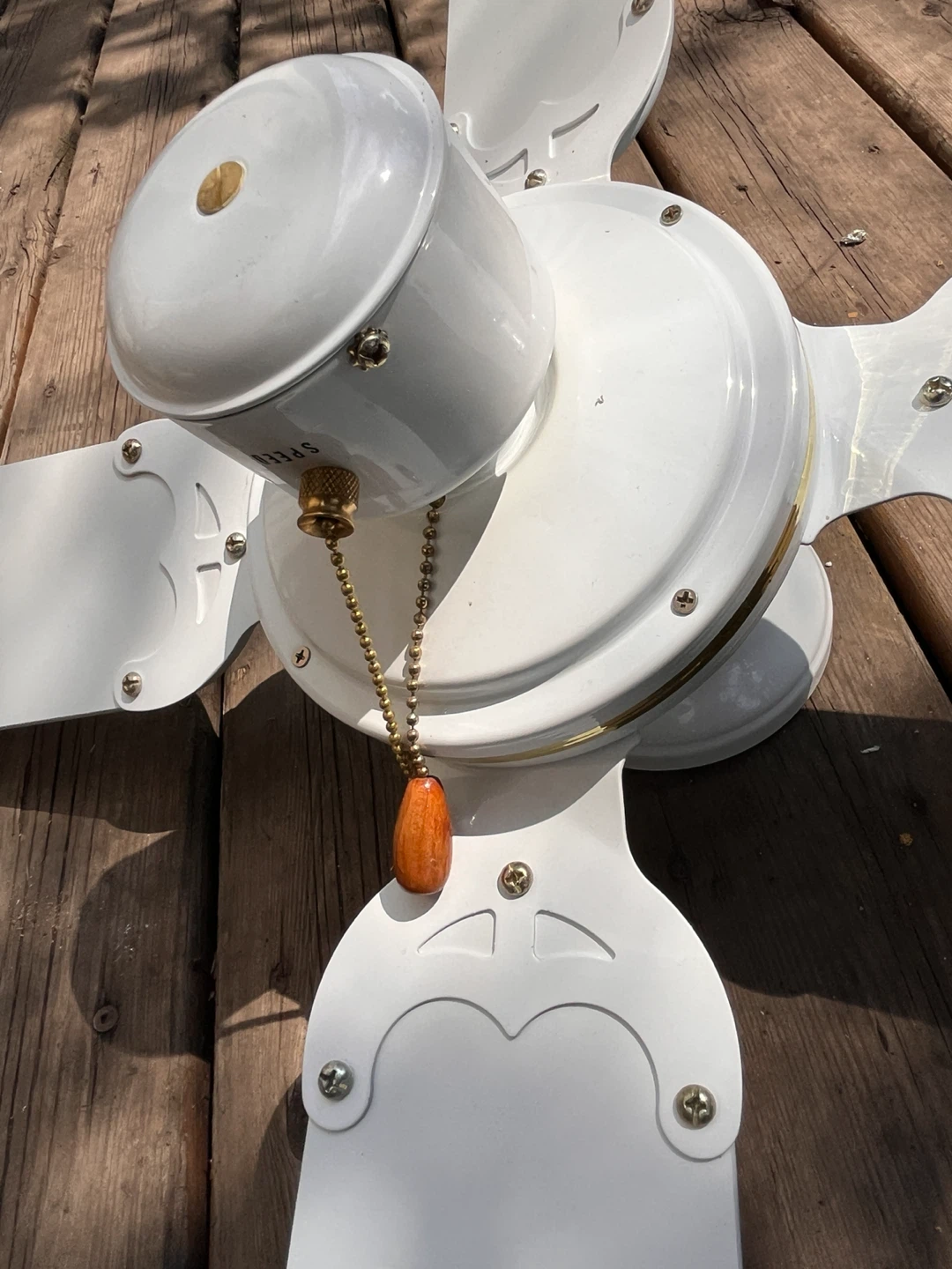 White Ceiling Fan - photo 2