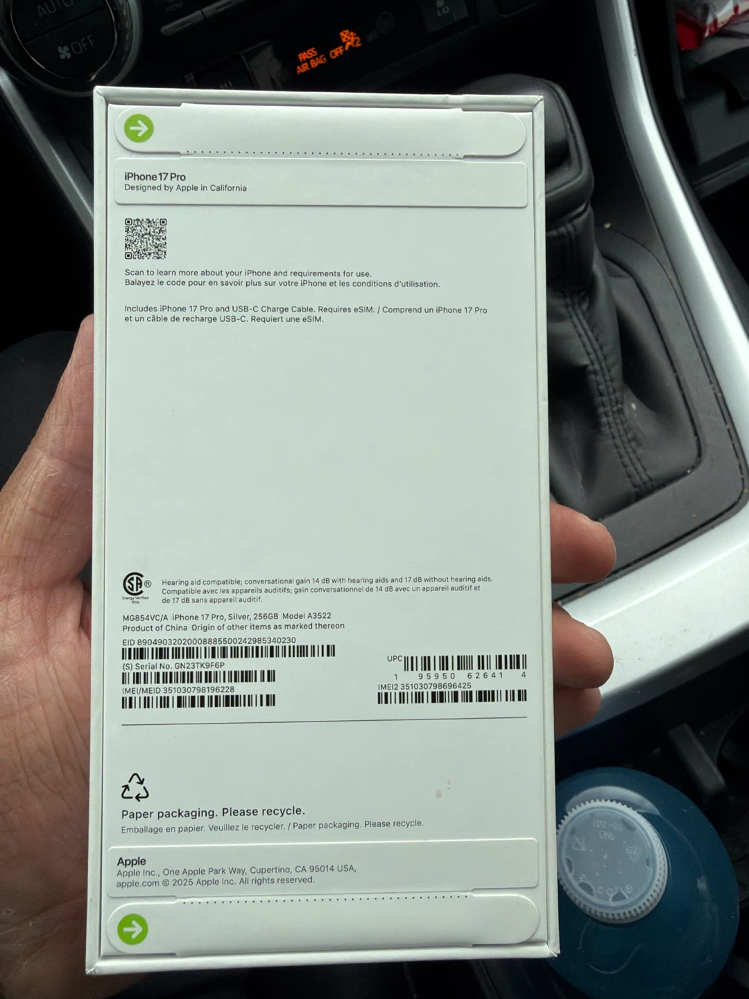 Apple iPhone 17 Pro, Silver, 256GB - photo 2