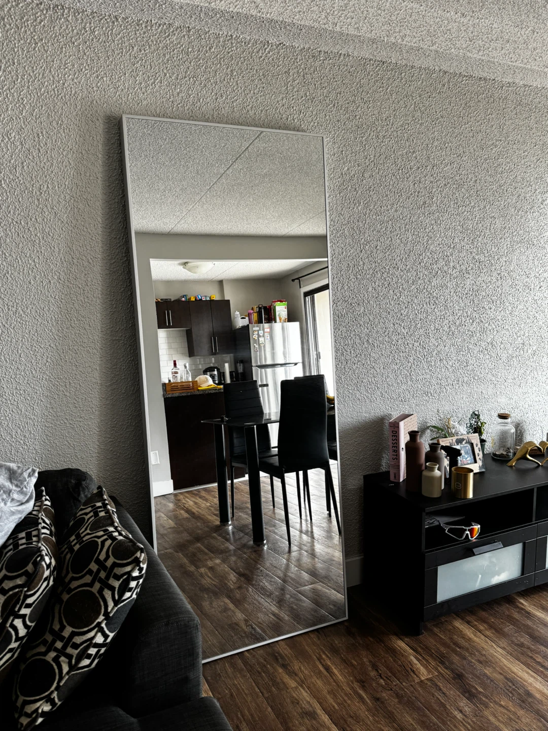 IKEA HOVET Mirror, Aluminum