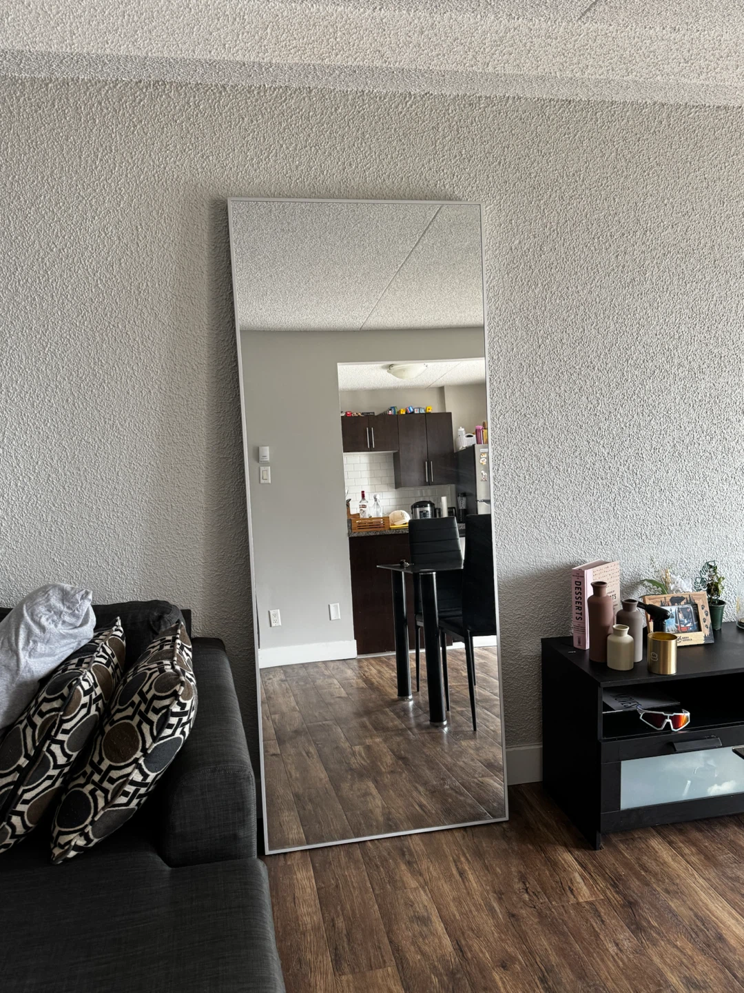IKEA HOVET Mirror, Aluminum - photo 2