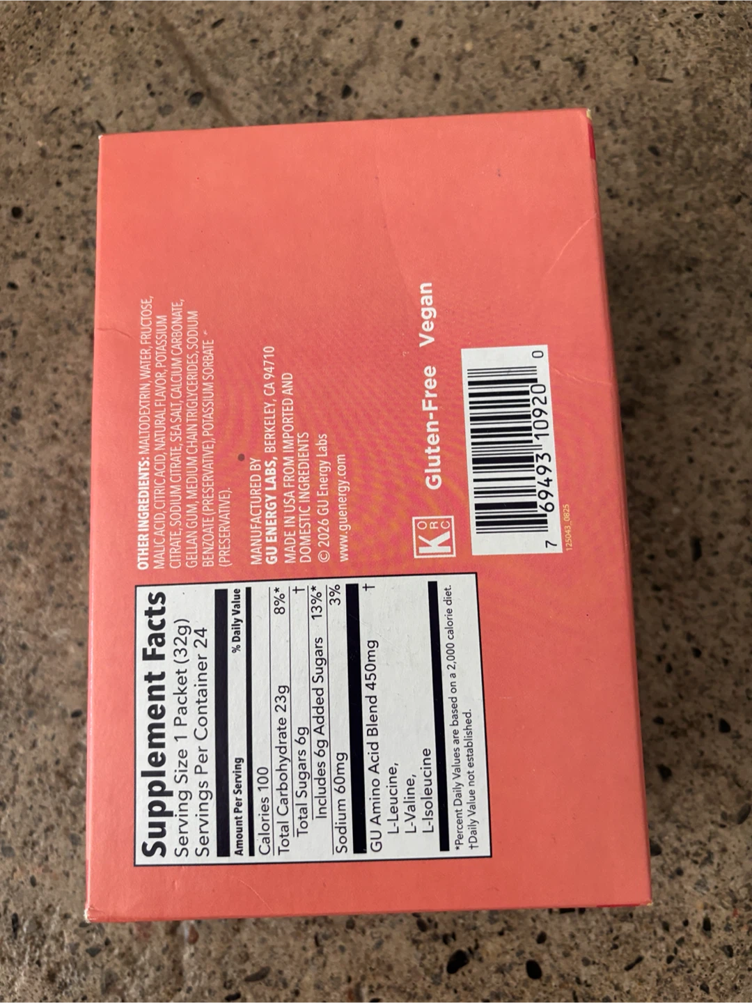 GU Energy Gel - Sour Peach (24 Pack) - photo 3