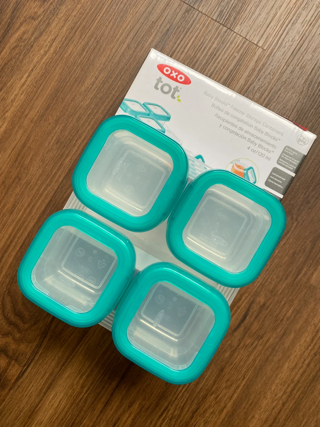 OXO Tot Baby Blocks Freezer Storage Containers - 4 oz