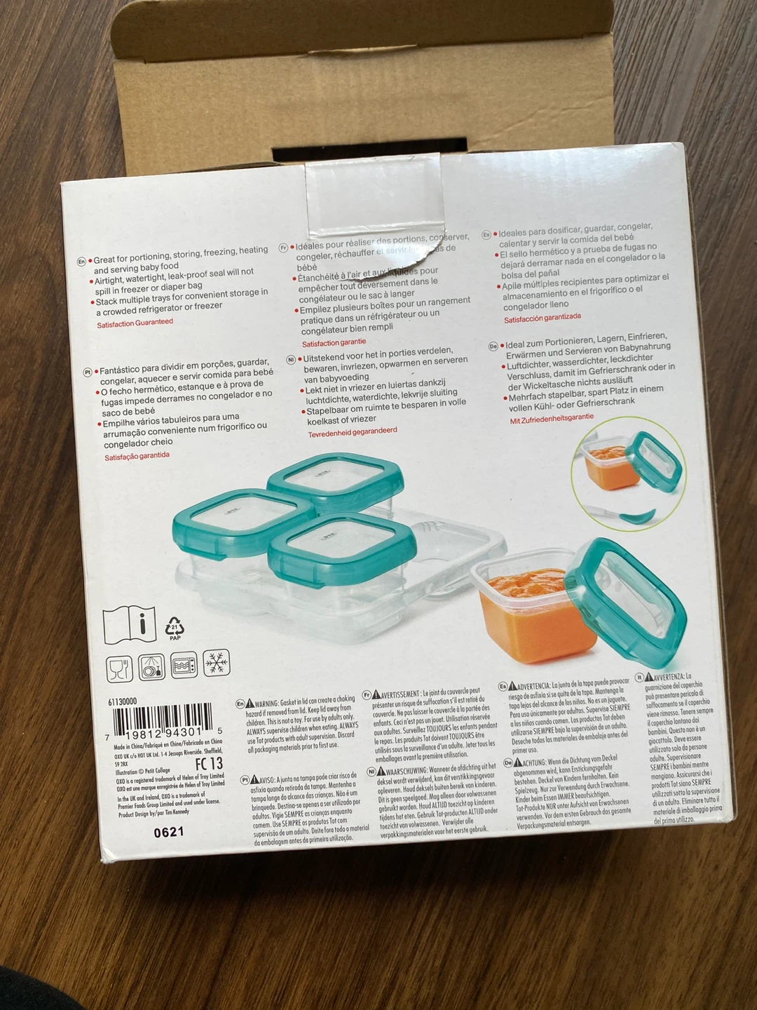 OXO Tot Baby Blocks Freezer Storage Containers - 4 oz - photo 3