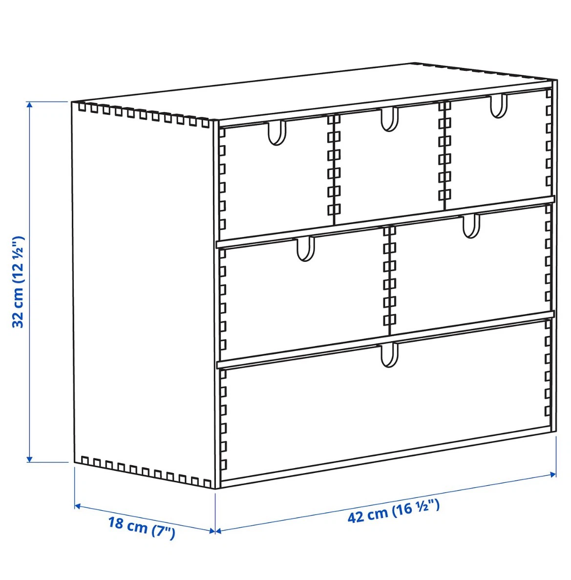 Mini Chest of Drawers IKEA Moppe - photo 3