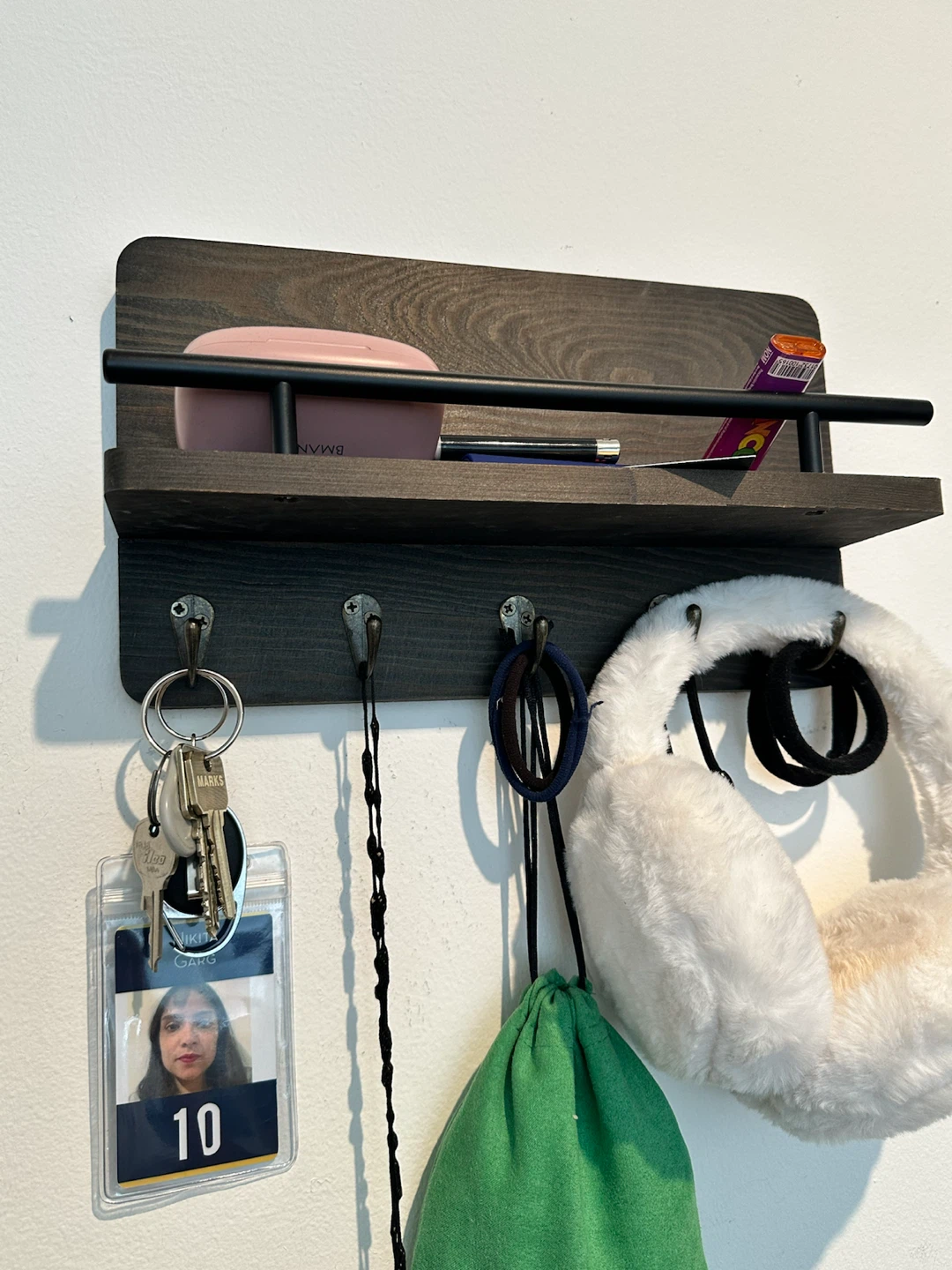Key Holder and Mail Shelf Wall Mounted - photo 2