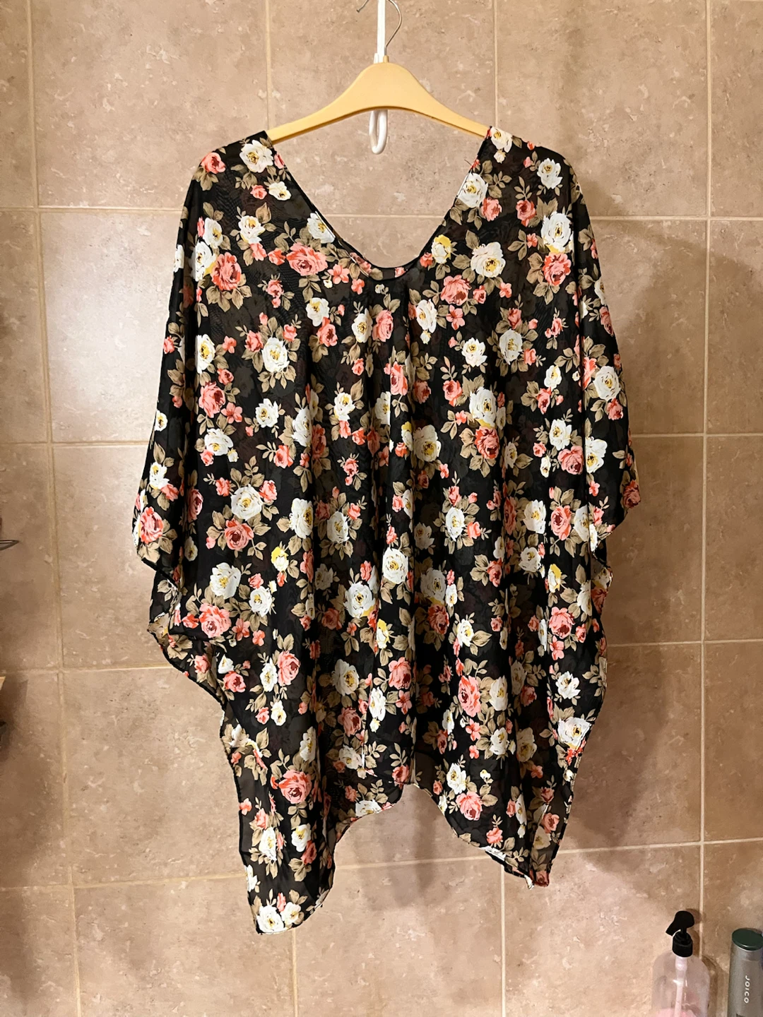 Women's Floral Kimono Top