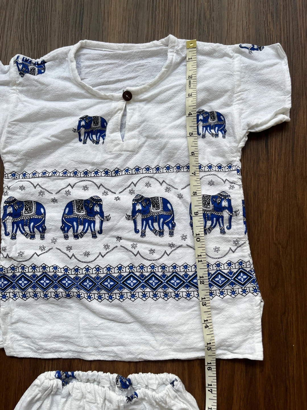 Kids Elephant Pajama short set - photo 5