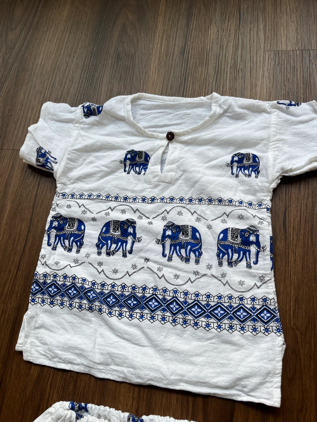 Kids Elephant Pajama short set - photo 2