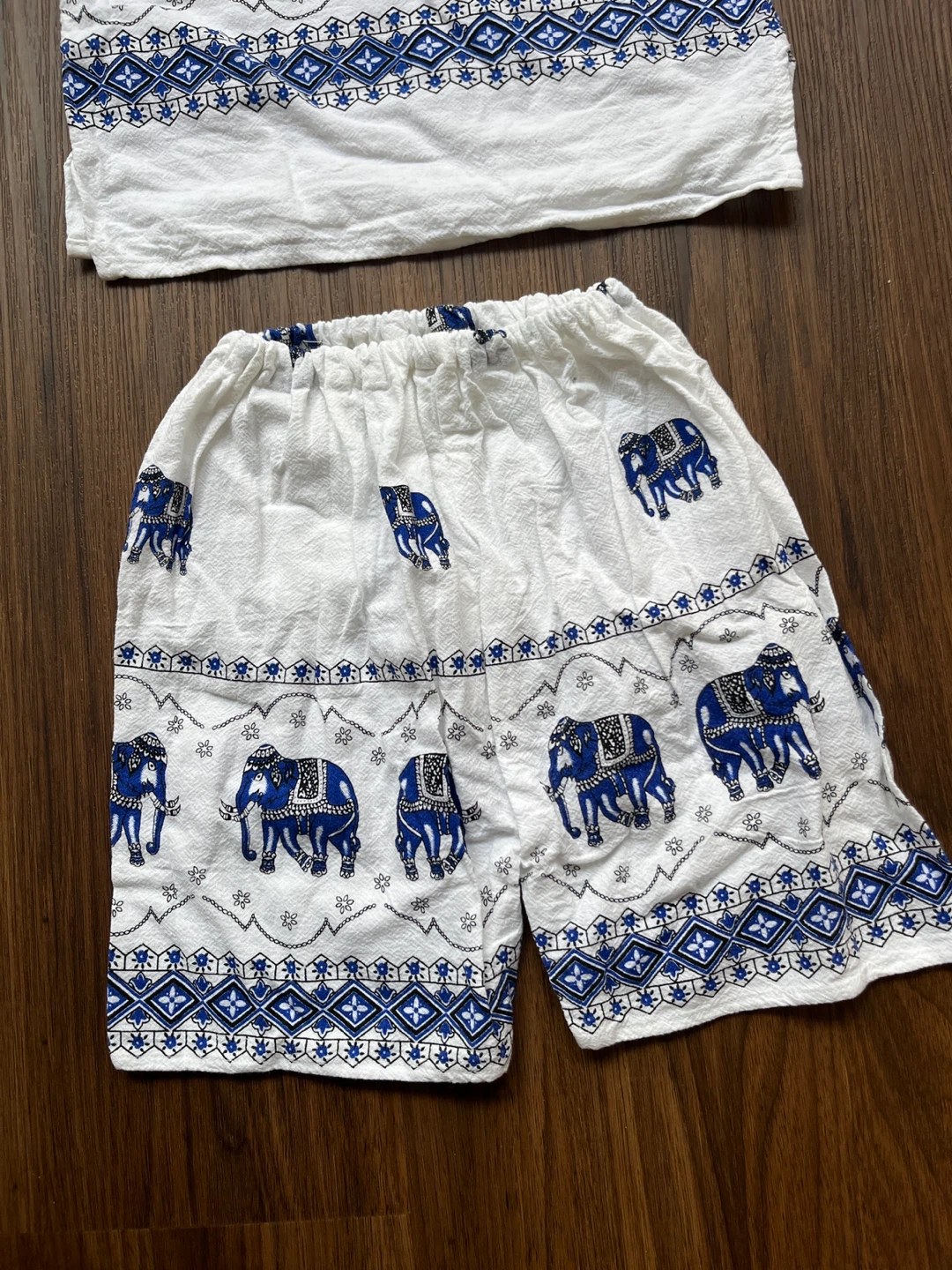 Kids Elephant Pajama short set - photo 3