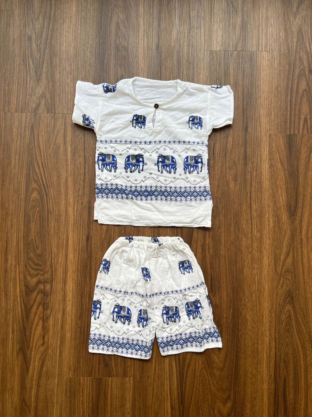 Kids Elephant Pajama short set