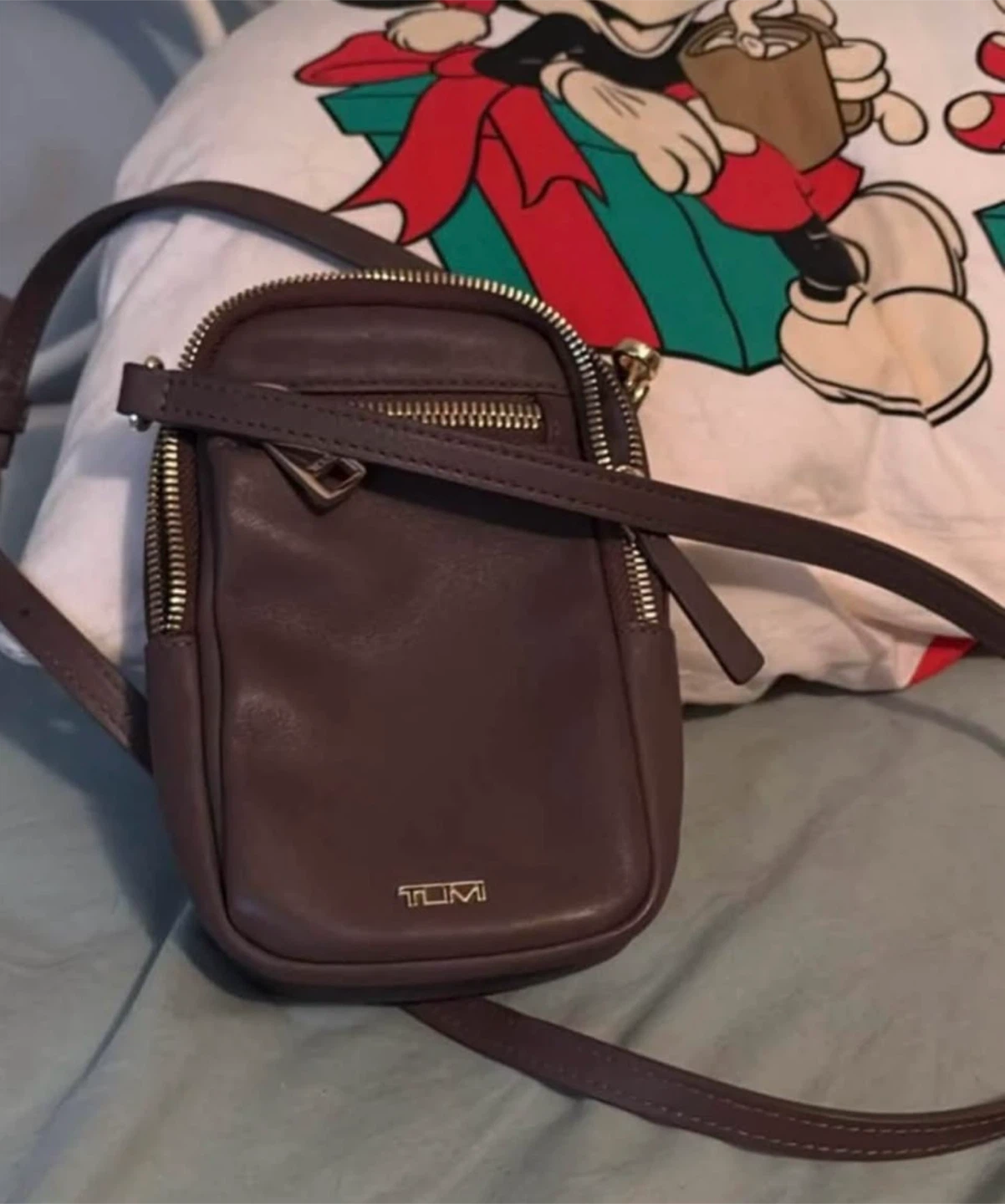 Tumi crossbody bag brown