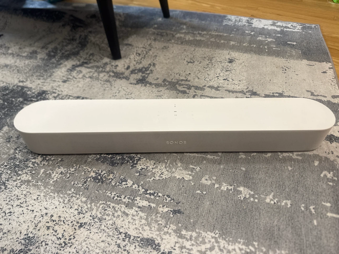 White Sonos Beam Soundbar