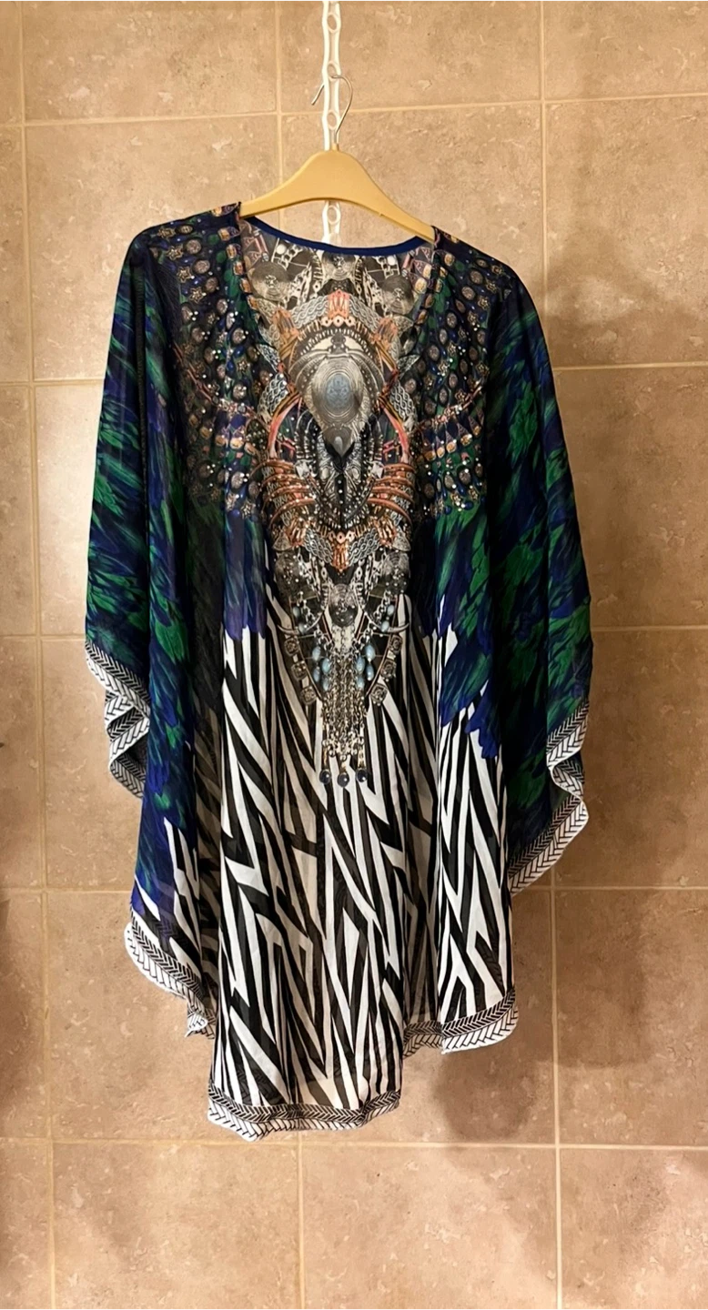 Women's Embellished Kaftan Top