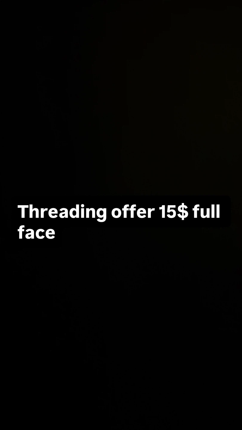 Threading offer - Full Face