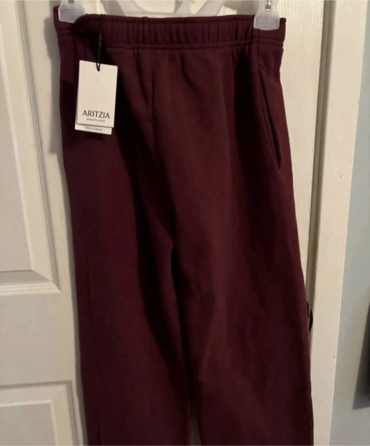 Women Artzia mega joggers size Xs tags on sumac burgundy