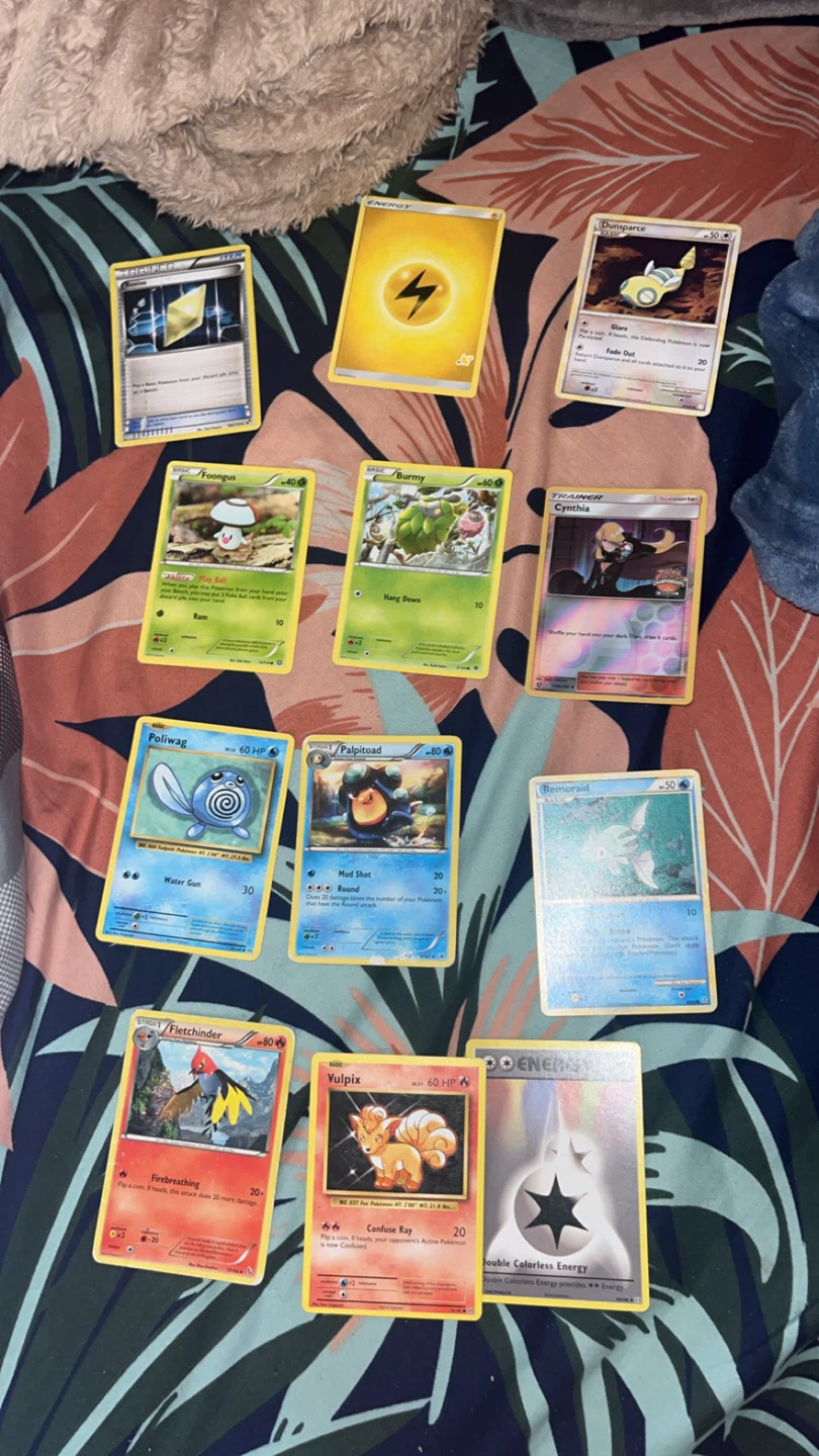 Vintage Pokemon cards message for prices
