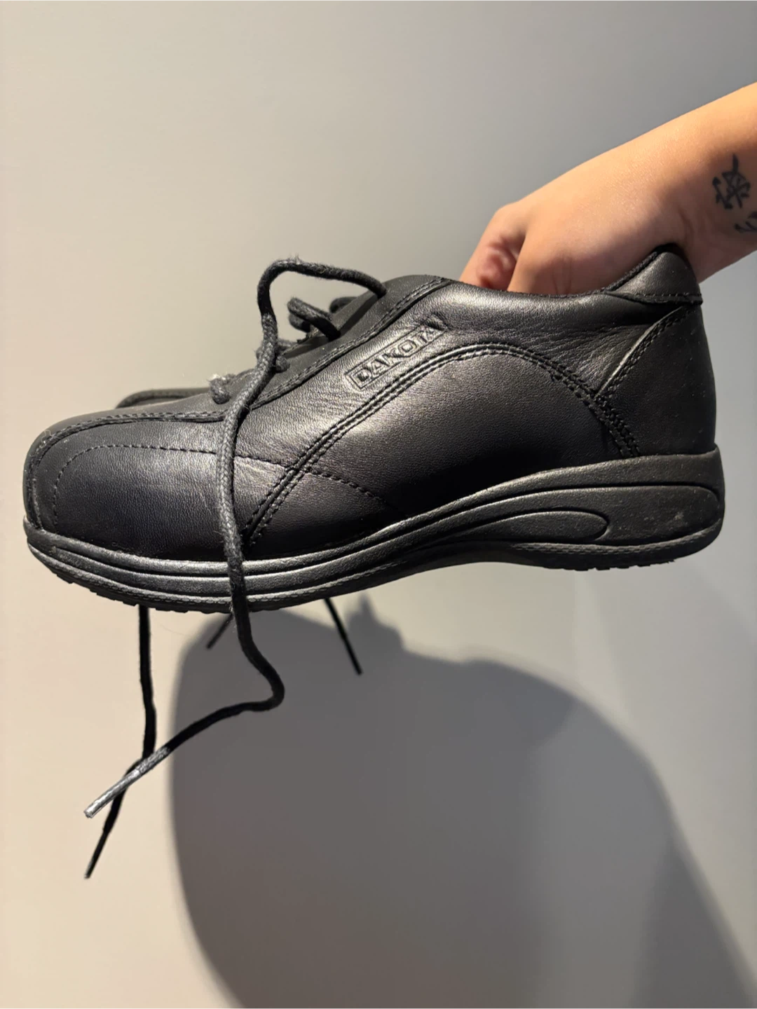 Dakota Black Protective Footwear Shoes