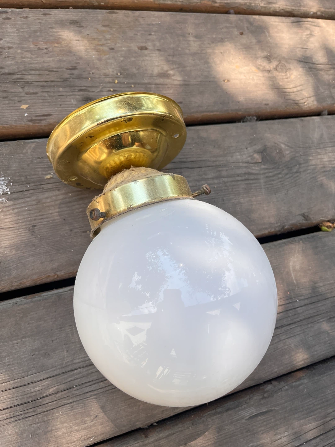Flush Mount Globe Ceiling Light Fixture