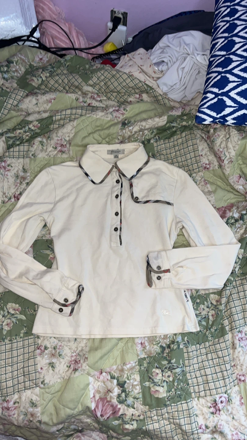Burberry London Women's Long Sleeve Polo Shirt