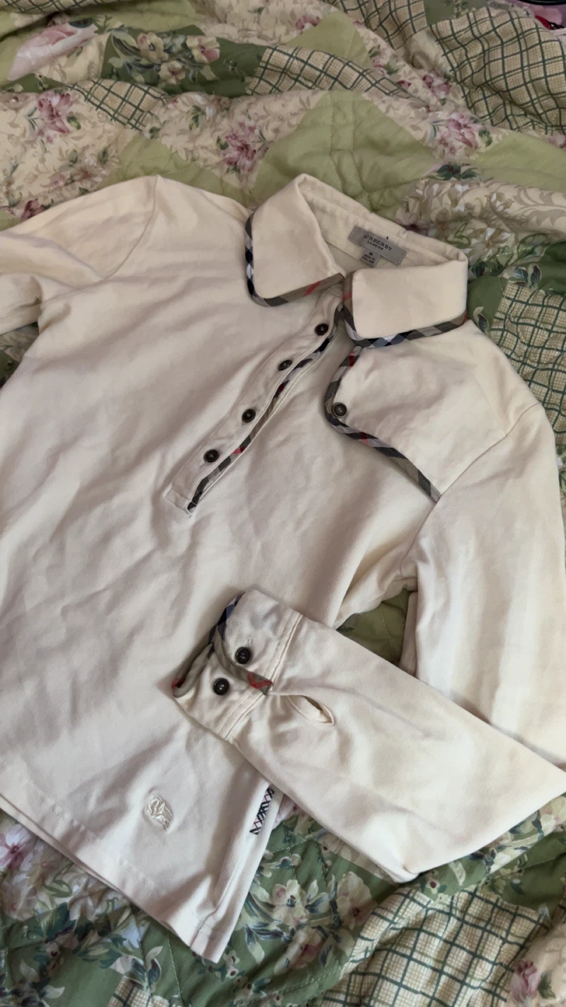 Burberry London Women's Long Sleeve Polo Shirt - photo 2