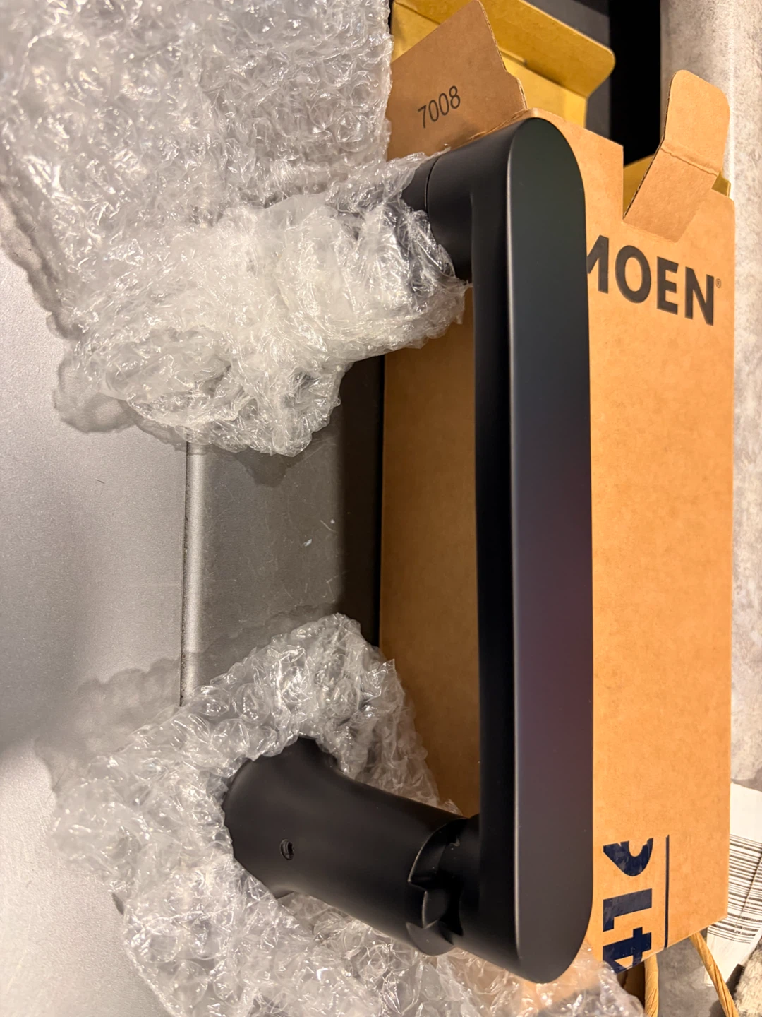 Moen BH3808BL Genta Modern Toilet Paper Holder, Matte Black