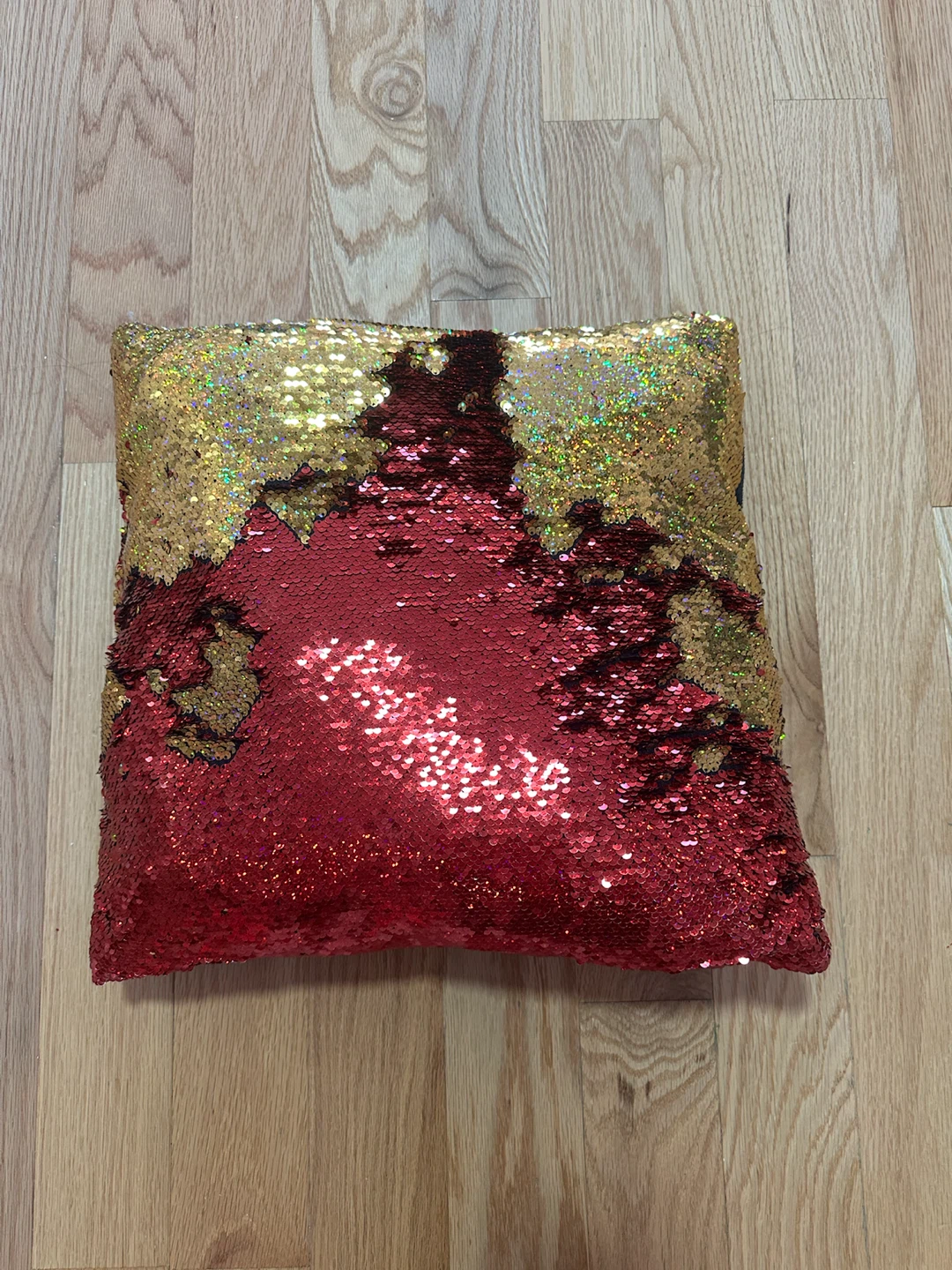 Reversible Sequin Pillow